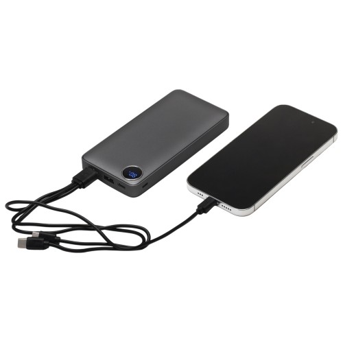 Внешний аккумулятор с дисплеем «Mild», 10 000 mAh, темно-серый