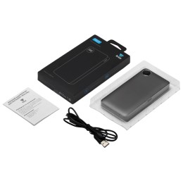 Внешний аккумулятор с дисплеем «Mild», 10 000 mAh, темно-серый