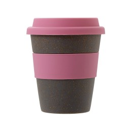 Стакан с силиконовой крышкой "Cafe", dust pink