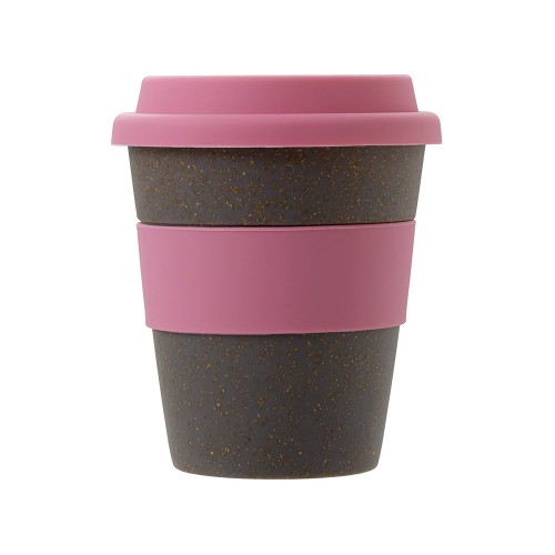 Стакан с силиконовой крышкой "Cafe", dust pink