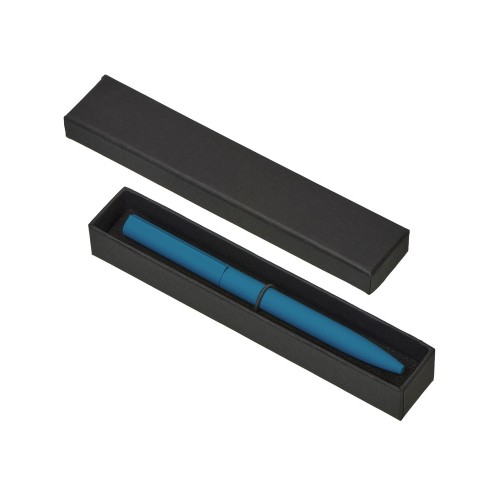 Шариковая металлическая ручка "Minimalist" софт-тач, морская волна