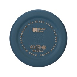 Стальная бутылка "Rely", 650 мл, антрацит