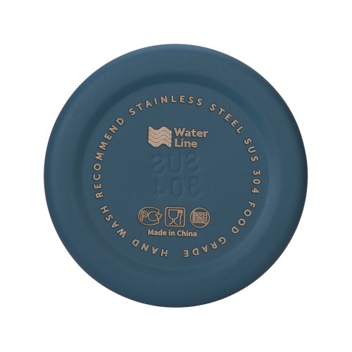 Стальная бутылка "Rely", 650 мл, антрацит