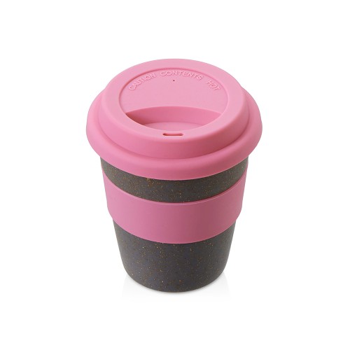 Стакан с силиконовой крышкой "Cafe", dust pink