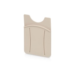 Картхолдер для телефона с держателем «Trighold», бежевый