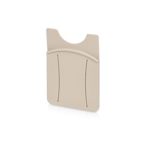 Картхолдер для телефона с держателем «Trighold», бежевый