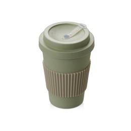 Термокружка "Muffin" из натуральных волокон, оливковый