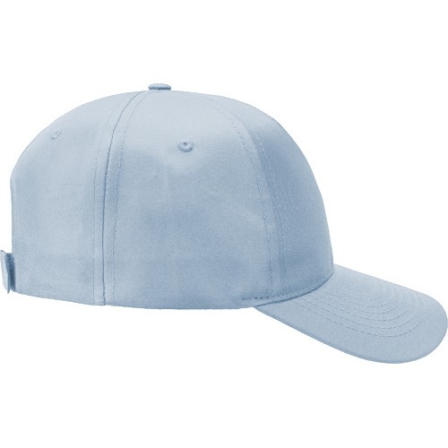 Бейсболка "Poly" 5-ти панельная 120гр, небесно-голубой