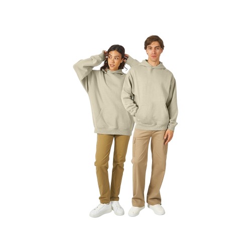 Толстовка с капюшоном оверсайз «Berlin» унисекс, оливковый
