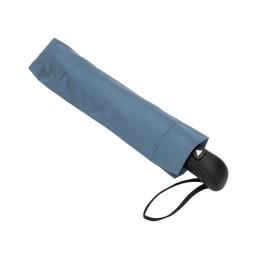 Зонт-полуавтомат Roof с куполом из переработанного пластика, антрацит 2165C