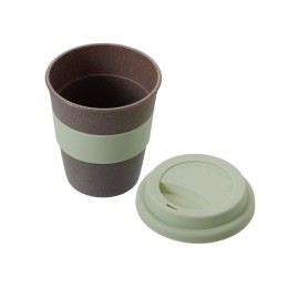 Стакан с силиконовой крышкой "Cafe", olive