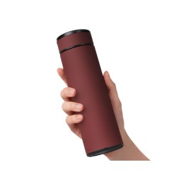 Термос «Confident» с покрытием soft-touch 420мл, бургунди