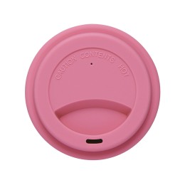 Стакан с силиконовой крышкой "Cafe", dust pink