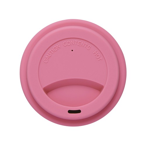 Стакан с силиконовой крышкой "Cafe", dust pink