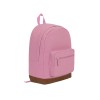 Рюкзак Shammy с эко-замшей для ноутбука 15", пыльно-розовый