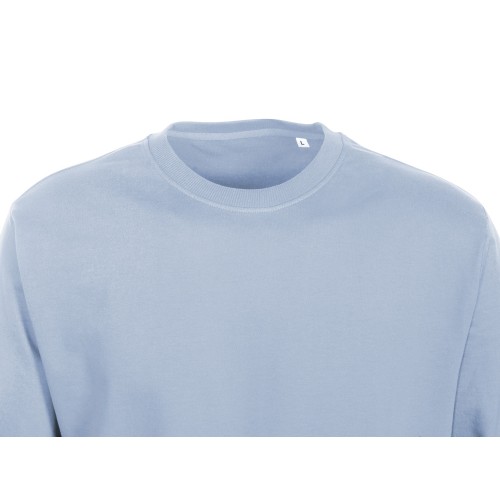 Свитшот «Warsaw» 220гр, унисекс, небесно-голубой