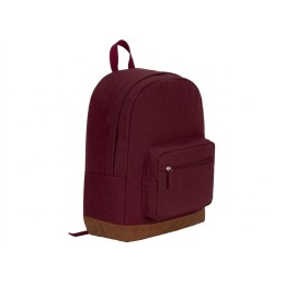 Рюкзак Shammy с эко-замшей для ноутбука 15", бордовый