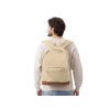 Рюкзак Shammy с эко-замшей для ноутбука 15", молочный