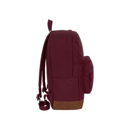 Рюкзак Shammy с эко-замшей для ноутбука 15", бордовый