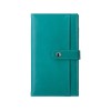 Блокнот-кошелек с сменным блоком А6 "Wall Street", 64 листа, бирюзовый