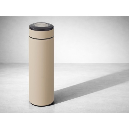 Термос «Confident» с покрытием soft-touch 420мл, бежевый