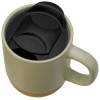 Кружка Denpasar с пробковым дном и крышкой, цветная с двух сторон, оливковый