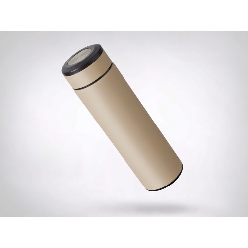 Термос «Confident» с покрытием soft-touch 420мл, бежевый