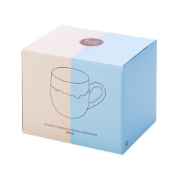 Кружка с вулканическим эффектом по краю Etna, 440 мл, персик