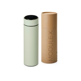 Вакуумный термос «Module X» с индикатором температуры, 500 мл, тубус, оливковый