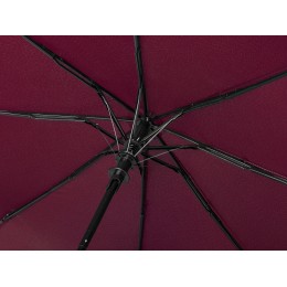 Зонт-полуавтомат Roof с куполом из переработанного пластика, бургунди 7421C