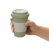 Термокружка "Muffin" из натуральных волокон, оливковый