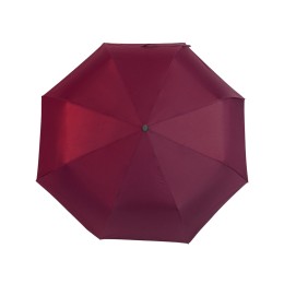 Зонт-полуавтомат Roof с куполом из переработанного пластика, бургунди 7421C