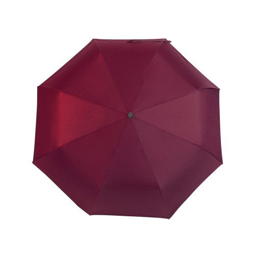 Зонт-полуавтомат Roof с куполом из переработанного пластика, бургунди 7421C