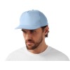 Бейсболка "Poly" 5-ти панельная 120гр, небесно-голубой