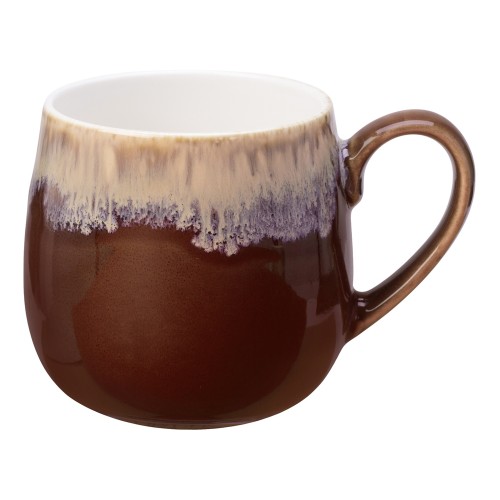 Кружка с вулканическим эффектом по краю Etna, 440 мл, бургунди