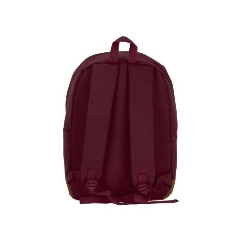 Рюкзак Shammy с эко-замшей для ноутбука 15", бордовый