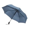 Зонт-полуавтомат Roof с куполом из переработанного пластика, антрацит 2165C
