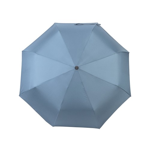 Зонт-полуавтомат Roof с куполом из переработанного пластика, антрацит 2165C