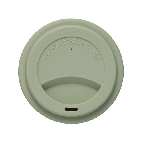 Стакан с силиконовой крышкой "Cafe", olive