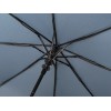 Зонт-полуавтомат Roof с куполом из переработанного пластика, антрацит 2165C