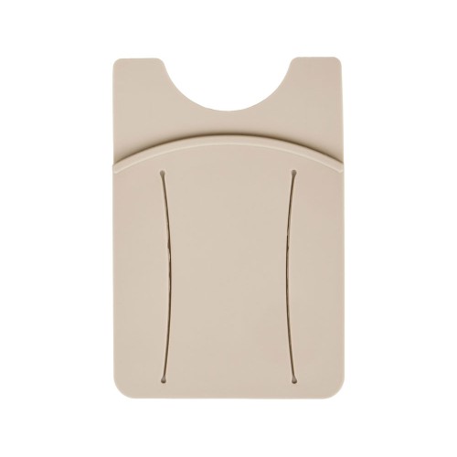 Картхолдер для телефона с держателем «Trighold», бежевый