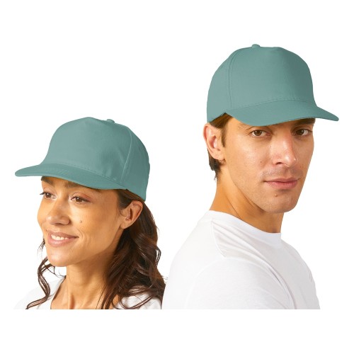 Бейсболка "Memphis" 5-ти панельная 165 гр, припылено-бирюзовый