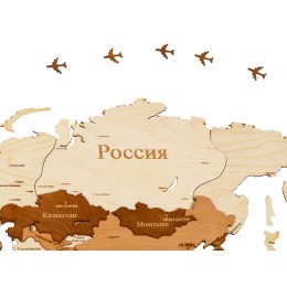 Интерьерная карта мира "World"