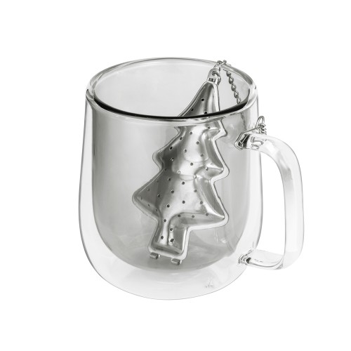 Набор "Bergamot": кружка и ситечко для чая, черный