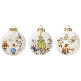 Набор новогодних игрушек, 3 шт