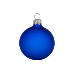 Стеклянный шар синий матовый, заготовка шара 6 см, цвет 62, матовый