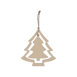 Подвеска деревянная "Две ёлочки"