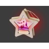 Подвеска с подсветкой, звезда (Р)