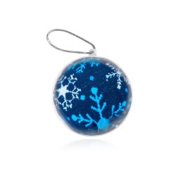 Носки в шаре "Снежинка" мужские, синий