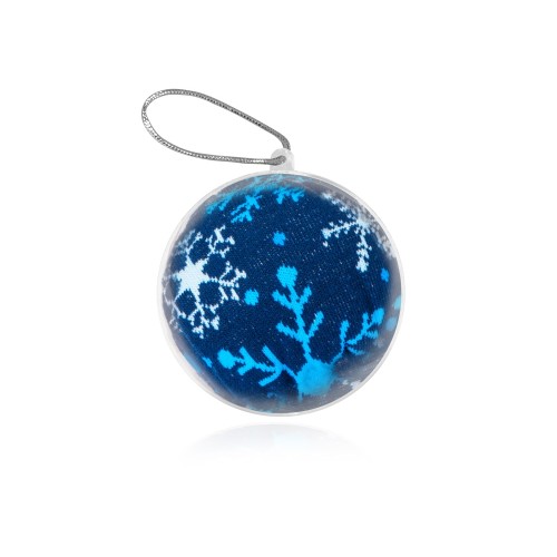 Носки в шаре "Снежинка" мужские, синий